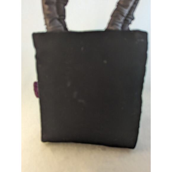 Designer evening bag crazy Quilted Purples.Holds Phone 6"X5.5" X1" Button + Loop - Picture 4 of 5